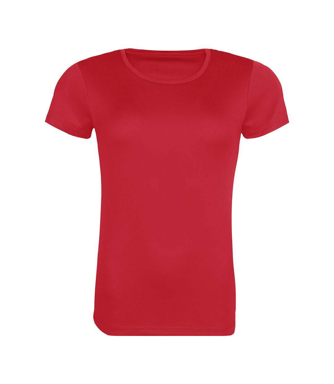 T-shirt cool femme rouge feu Awdis