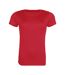 Awdis Womens/Ladies Cool Recycled T-Shirt (Fire Red) - UTRW8280