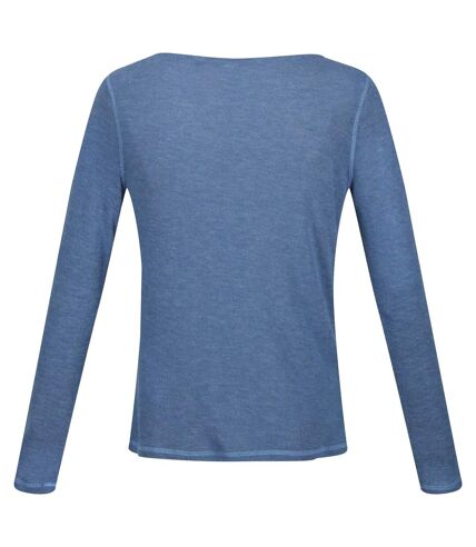 Regatta Womens/Ladies Frayda Long Sleeved T-Shirt (Slate Blue) - UTRG3739