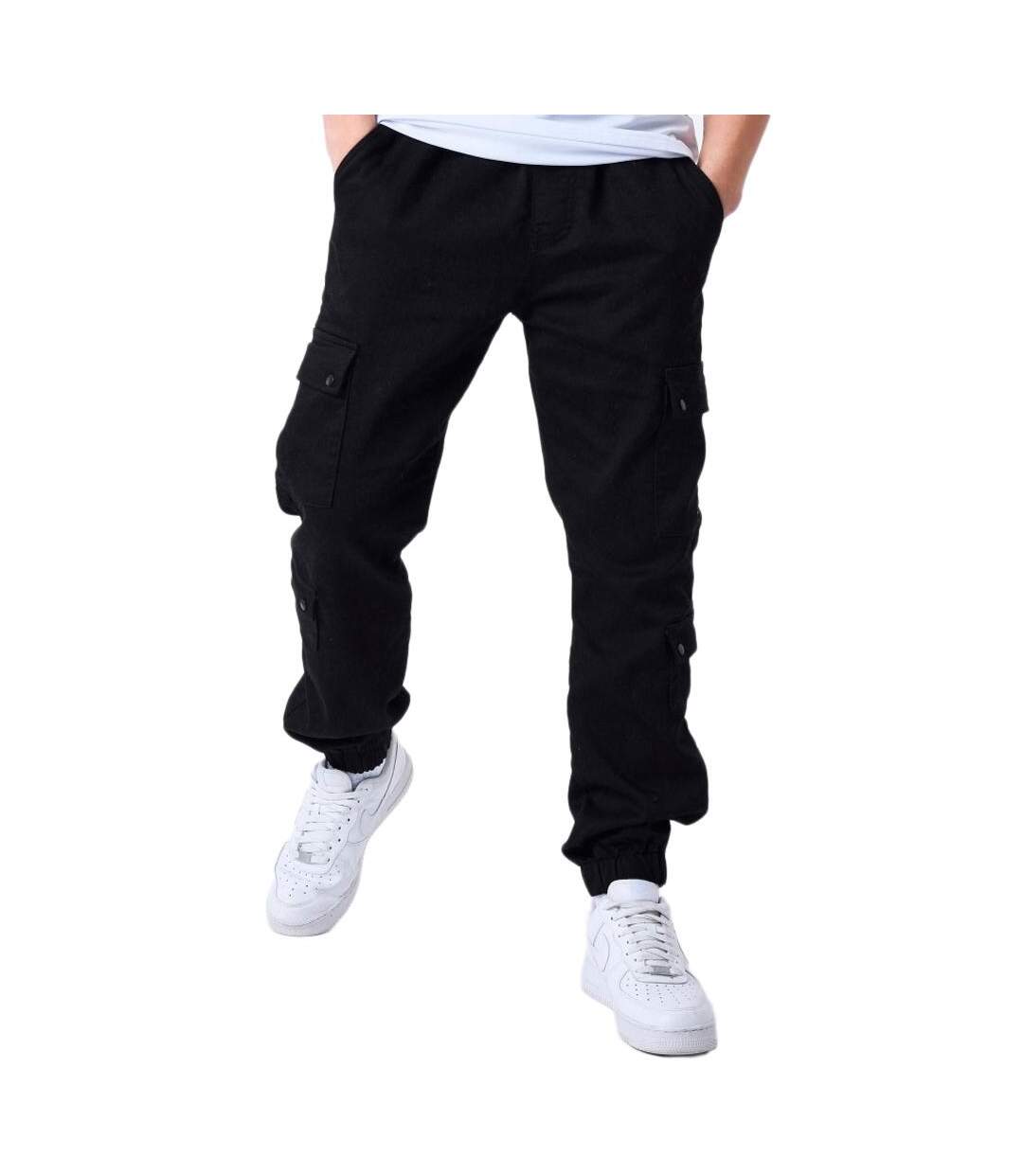 Pantalon cargo noir homme project x paris t19939-1