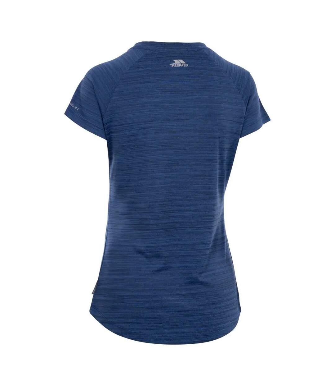 T-shirt vickland femme bleu marine chiné Trespass-2