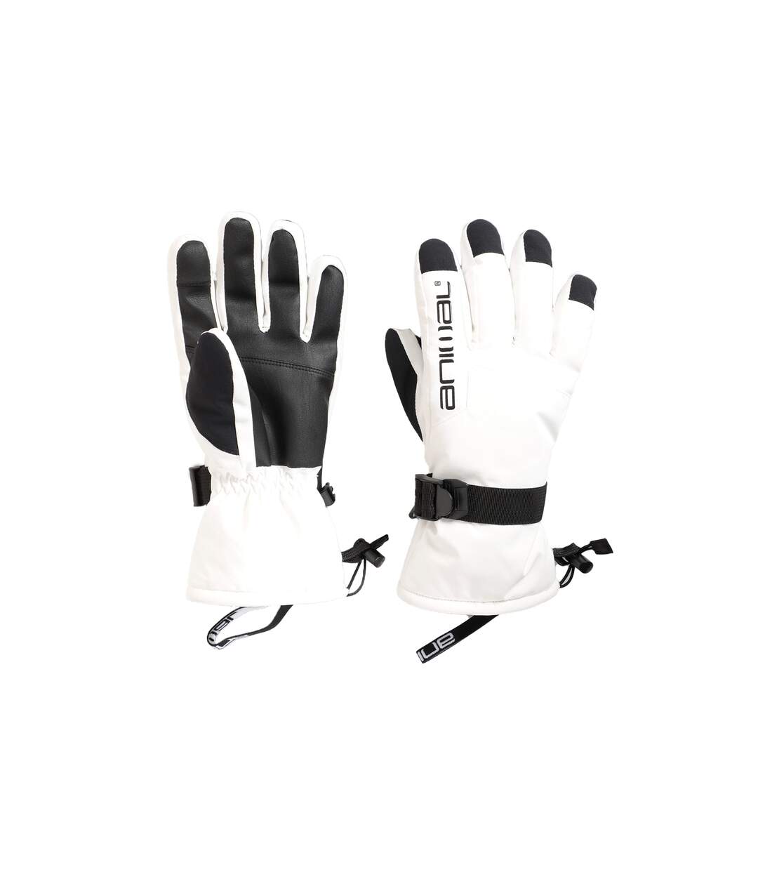 Gants de ski flow femme blanc Animal-3