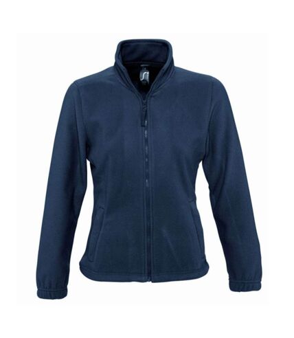 SOLS Womens/Ladies North Full Zip Fleece Jacket (Navy)