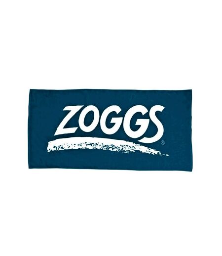 Zoggs Logo Swimming Towel (Blue/White) (One Size)
