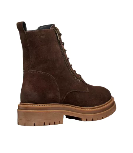 Bottines D Iridea F Femme Marron Foncé Geox