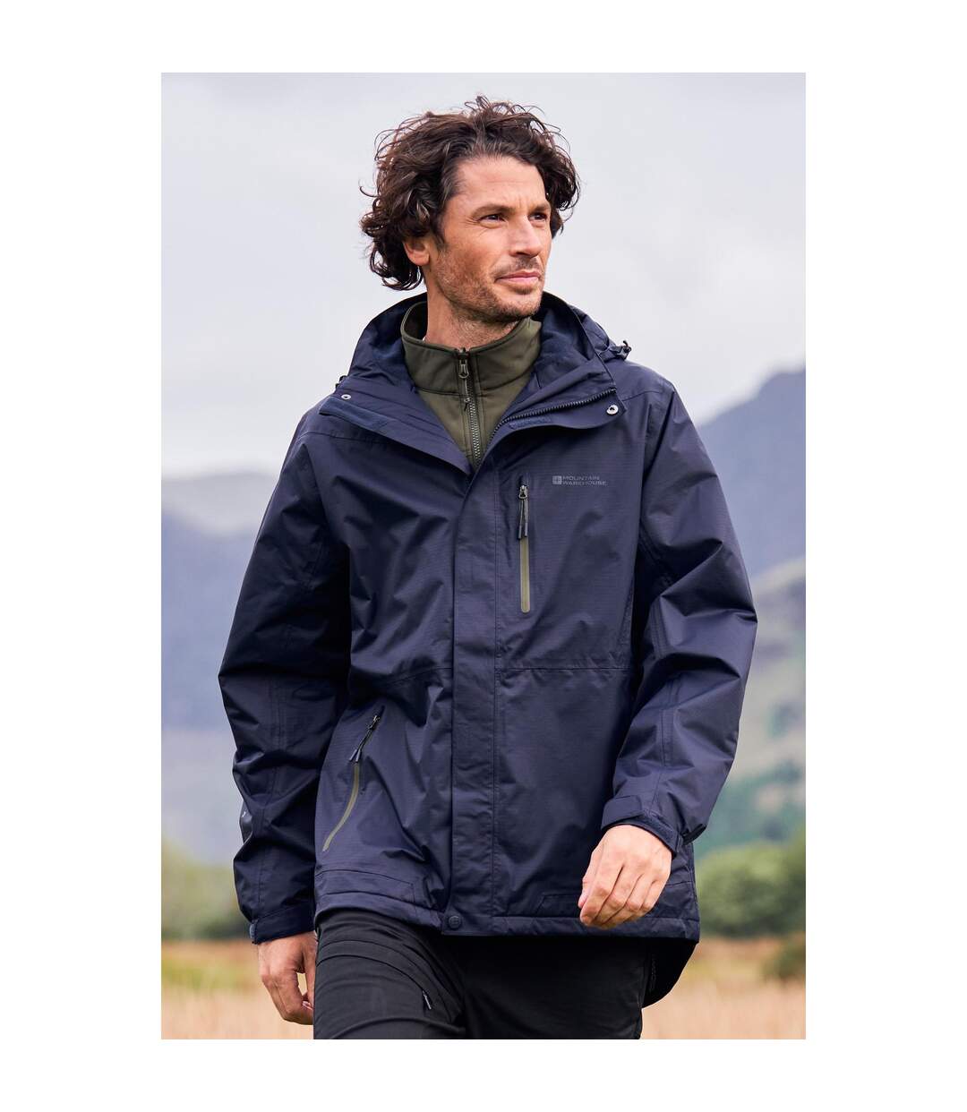 Bracken melange 3 sale in 1 mens jacket