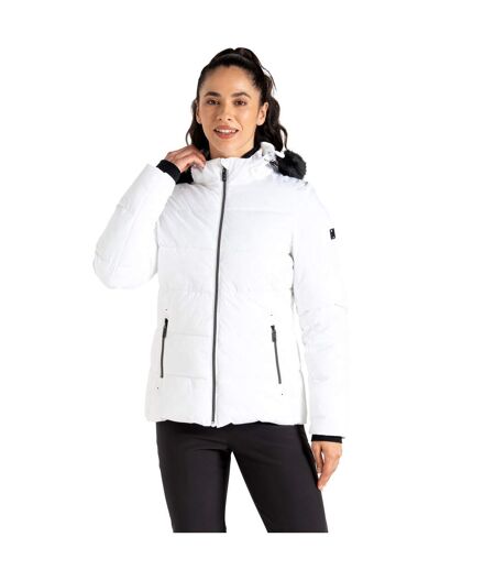 Blouson de ski glamorize femme blanc Dare 2B