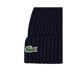 Bonnet noir homme lacoste rb9883 - taille unique-2