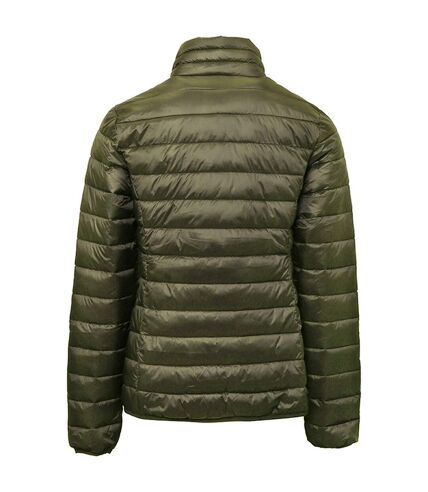 2786 Womens/Ladies Terrain Long Sleeves Padded Jacket (Olive)