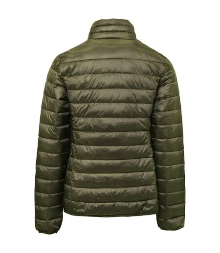2786 Womens/Ladies Terrain Long Sleeves Padded Jacket (Olive) - UTRW6283