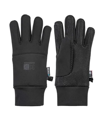 Unisex Adult Glacier Logo Gloves Black Karrimor