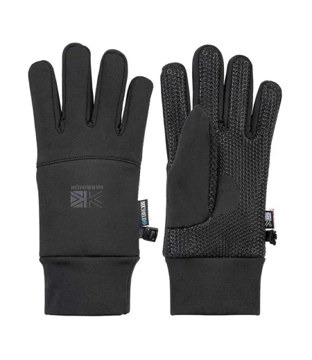 Unisex Adult Glacier Logo Gloves Black Karrimor