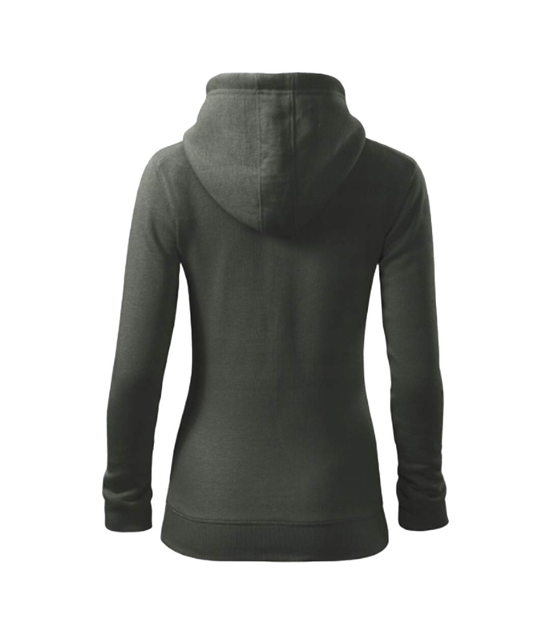 Sweat À Capuche Cape Femme Kaki Foncé Malfini-2