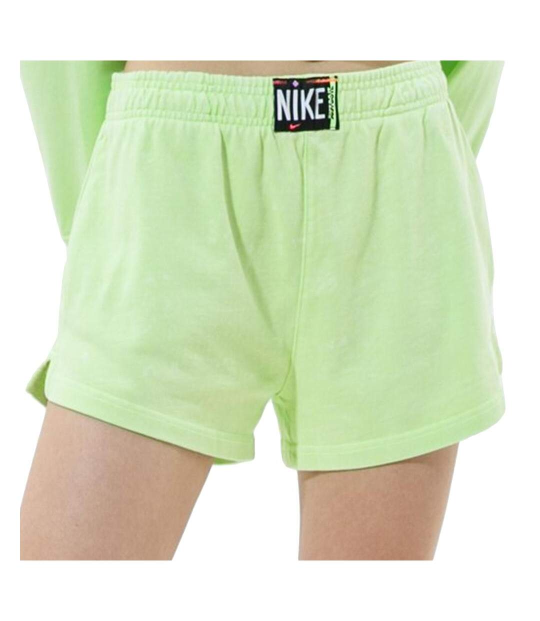 Short Vert Femme Nike Wash - M-1