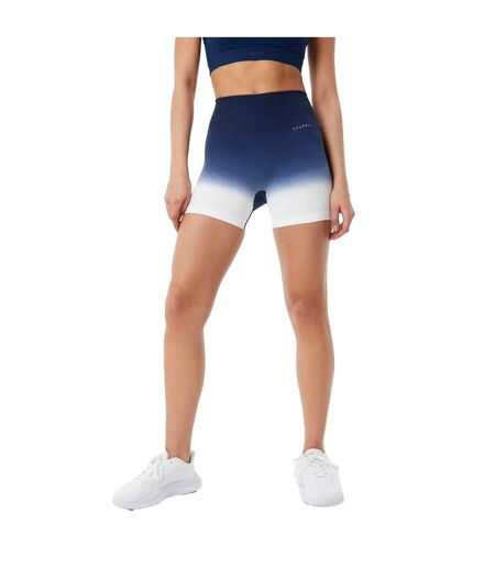 Cuissard De Cyclisme Entraînement Motif/style Ombré Femme Bleu Marine Blanc USA