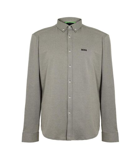 Chemise Motif/style Logo Motion Homme Beige Foncé Boss