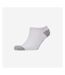 Dunlop Mens Sticklebarn Trainer Socks (Pack of 5) (White)
