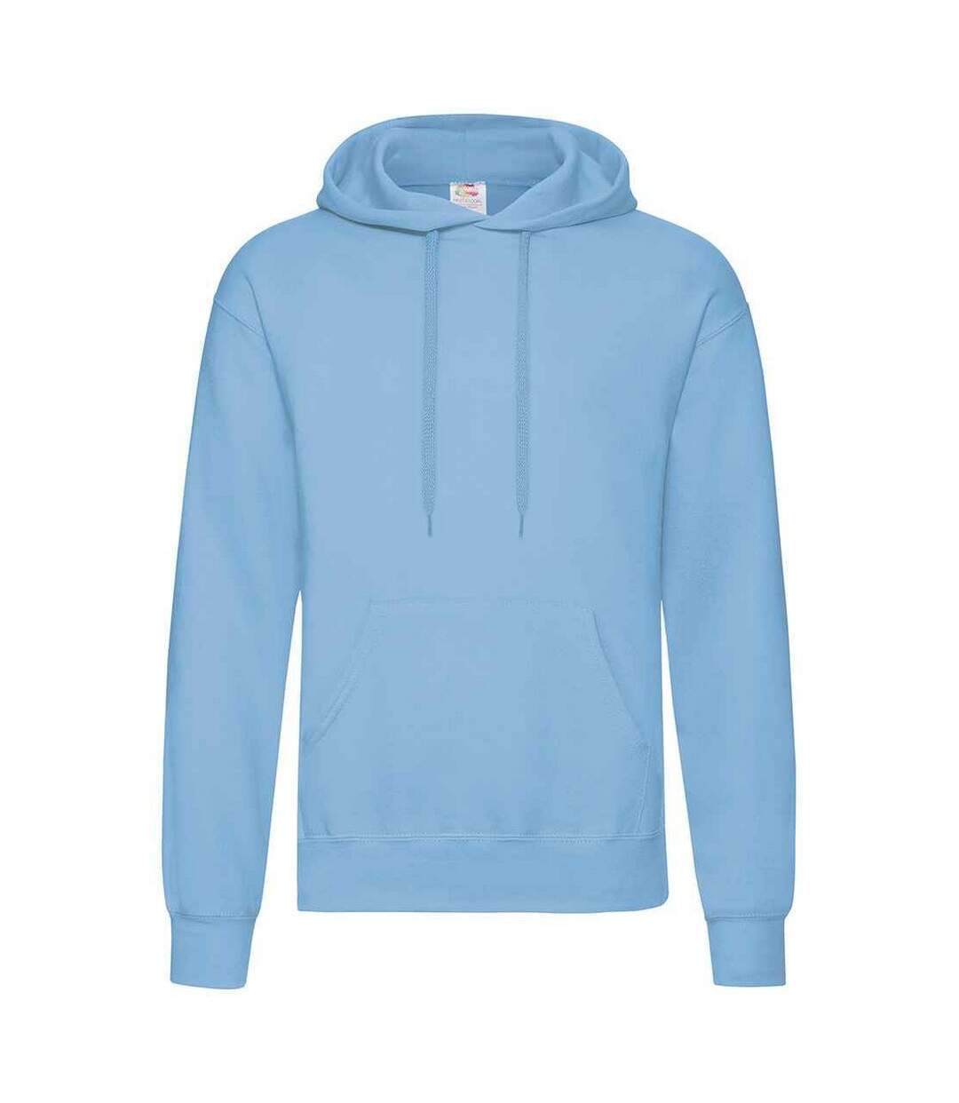 Adults unisex classic hooded sweatshirt sky blue Fruit of the Loom-1