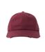 Casquette Destroyed-s Rouge Foncé Atlantis Headwear-1