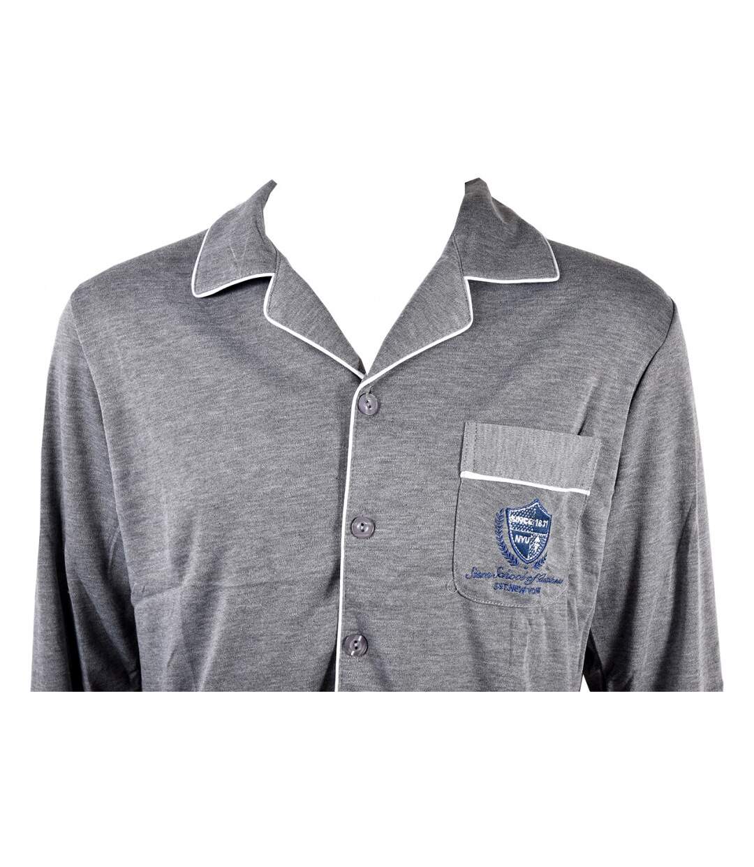 Pyjama Homme Long SWEET SECRET Z2055 GRIS-3