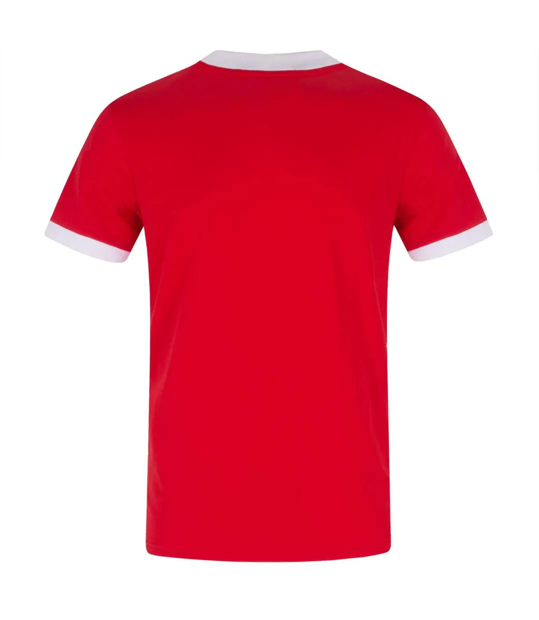 Mens United Wembley 1958 Retro V Neck T-shirt Red Fan Originals-3