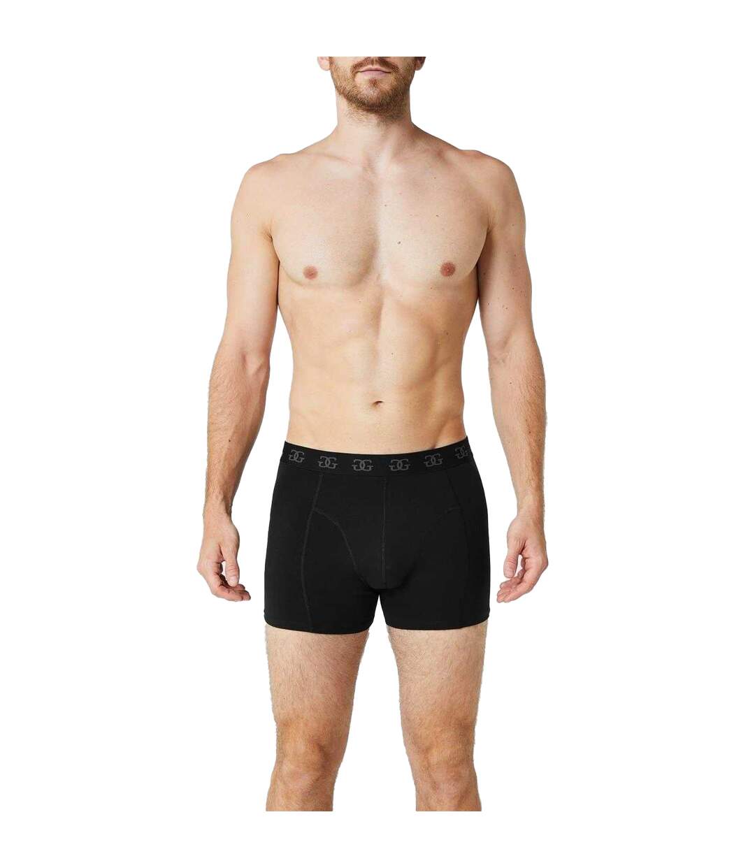 Lot De 5  Boxers Homme Noir Gris Giorgio-3