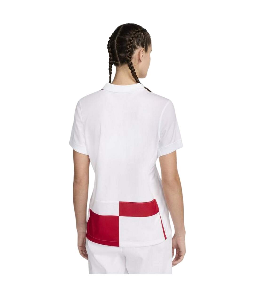 Maillot Domicile Motif/style Croatie Femme Blanc Nike-2