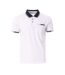 Polo blanc/marine homme rms26 91301 - 3xl-1