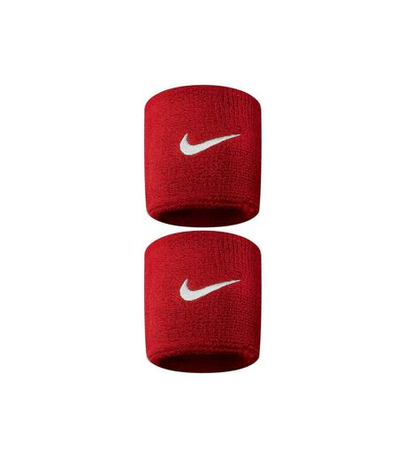 Nike Swoosh Wristband (Pack of 2) (Scarlet/White)