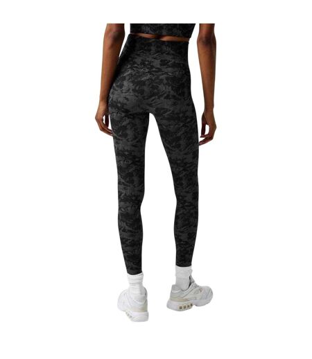 Legging Motif/style Camouflage Femme Noir Imprimé Everlast