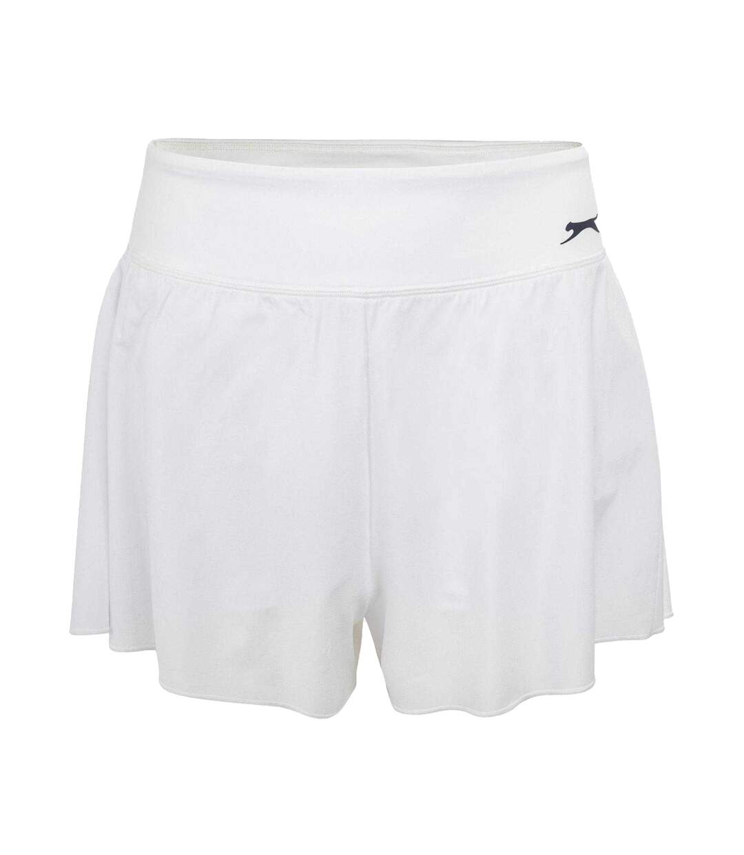 Womens/ladies Court Lightweight Shorts White Slazenger-1