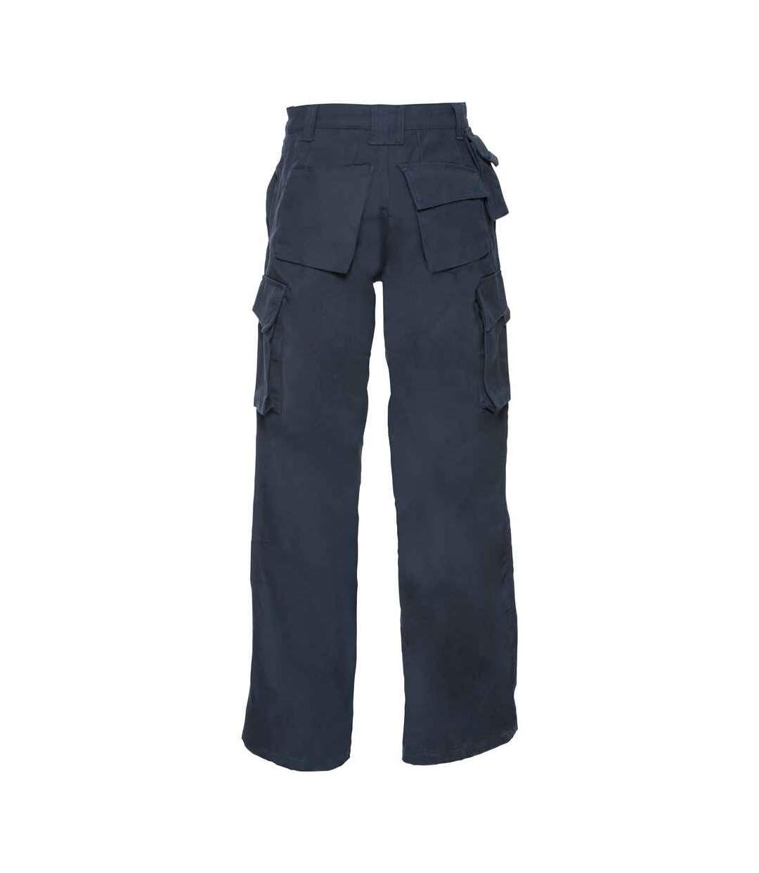 Pantalon De Travail Homme Bleu Marine Français Russell-2