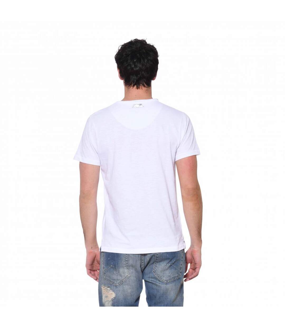 T-shirt Von Dutch Slim Fit Col V homme Ron-2