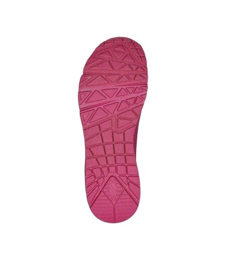 Baskets Uno Stand On Air Femme Rose Skechers