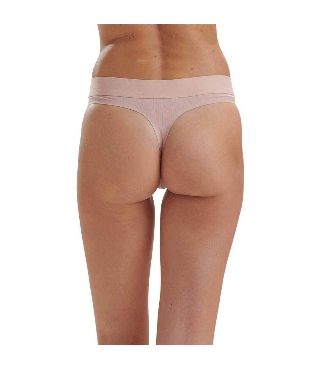 String Femme Rose Poudré Wolford-3