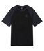 T-shirt Manches Raglan Core Homme Noir Gris Umbro-2