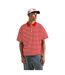 Polo Manches Courtes Motif/style À Rayures Homme Rouge Écru Summit-1