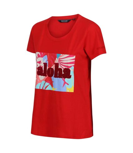 T-shirt filandra femme rouge vif Regatta