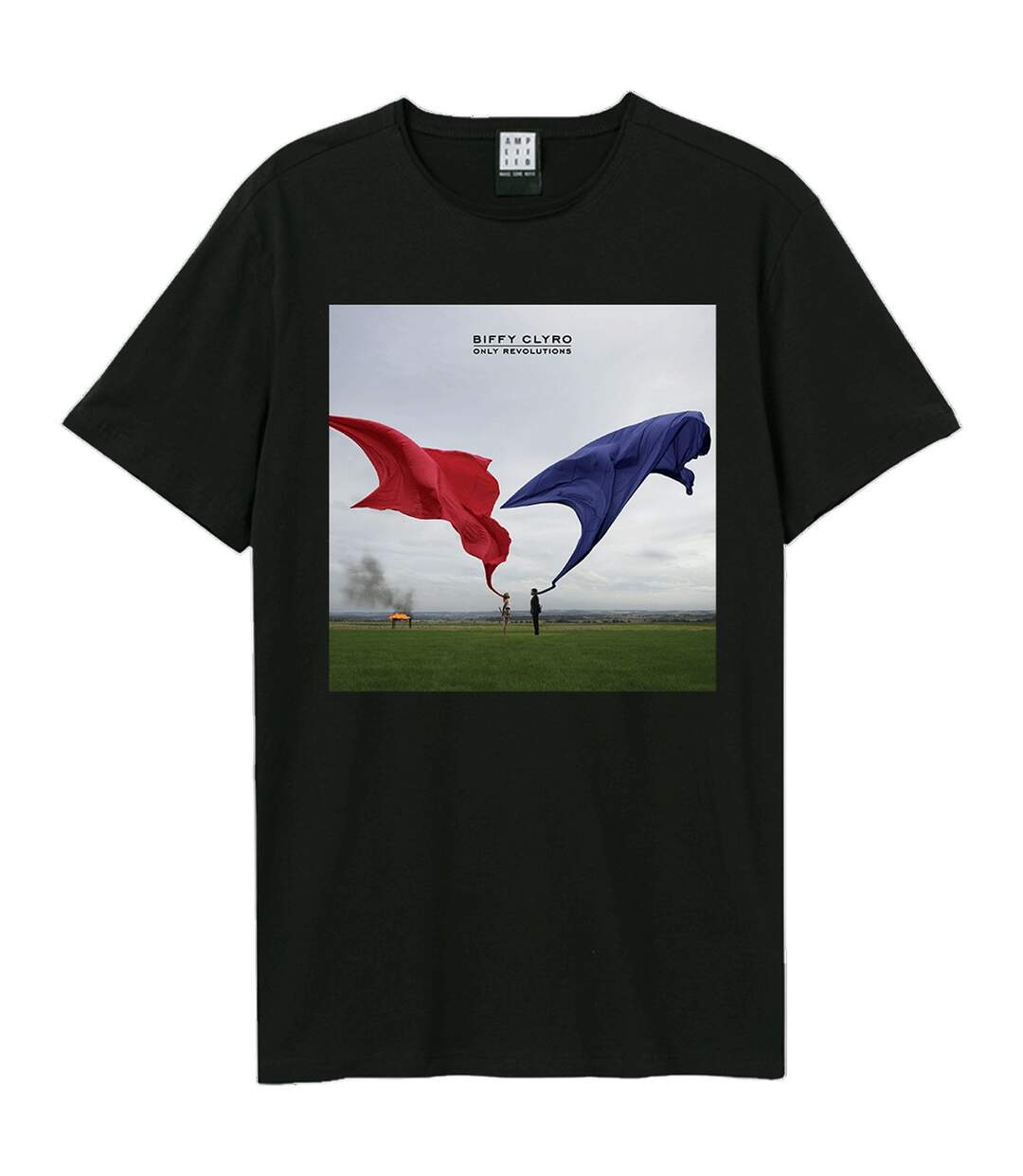 T-shirt only revolutions adulte noir Amplified-1