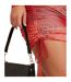 Robe Courte Manches Longues Motif/style Imprimé Serpent Femme Rouge Missy Empire-4