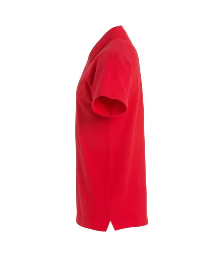 Polo Basic Homme Rouge Clique