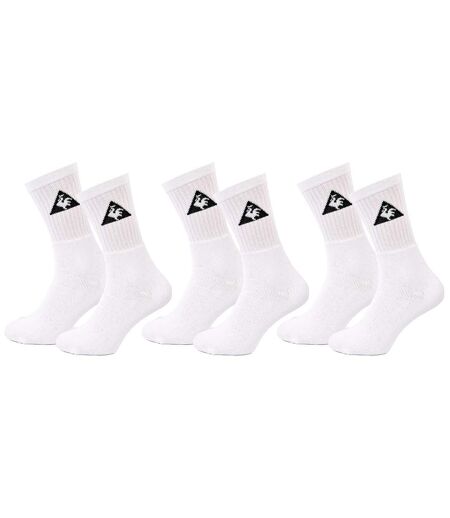 Chaussettes Homme LE COQ SPORTIF 3 Paires CREW BLANC