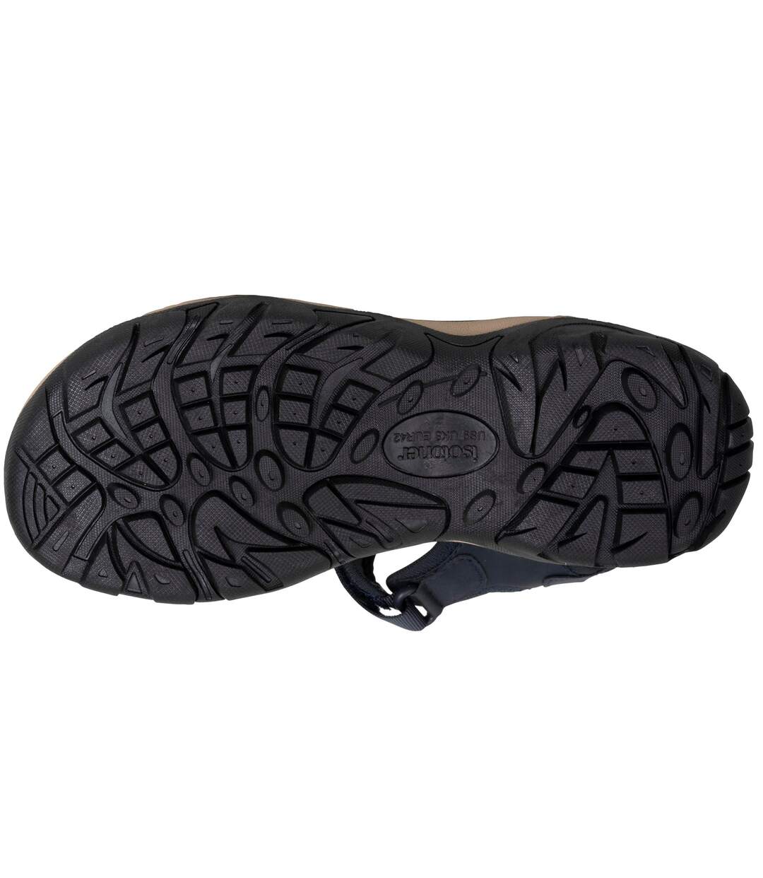 Isotoner Sandales homme sport, semelle confortable et légère, sandale de plage, piscine, randonnée, et faciles a enfiler-5