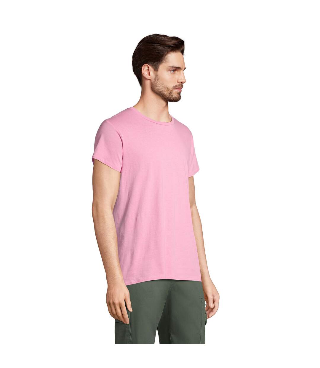 T-shirt Crusader Homme Rose Orchidée SOLS-1
