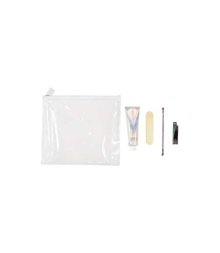Coffret Cosmétique 4 Accessoires Magique 18cm Transparent