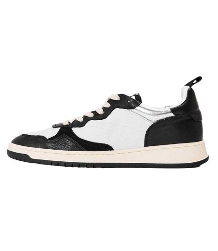 Mens Easton Trainers Black White Steve Madden