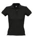 Polo manches courtes - Femme - 11310 - noir