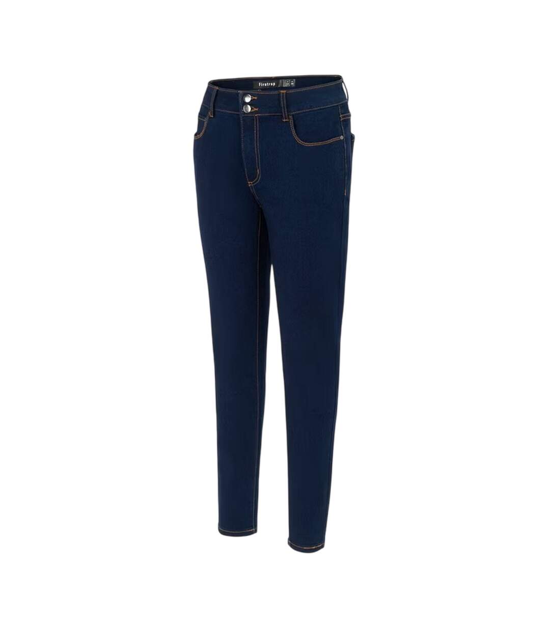 Womens/ladies Cotton Skinny Jeans Navy Firetrap-3