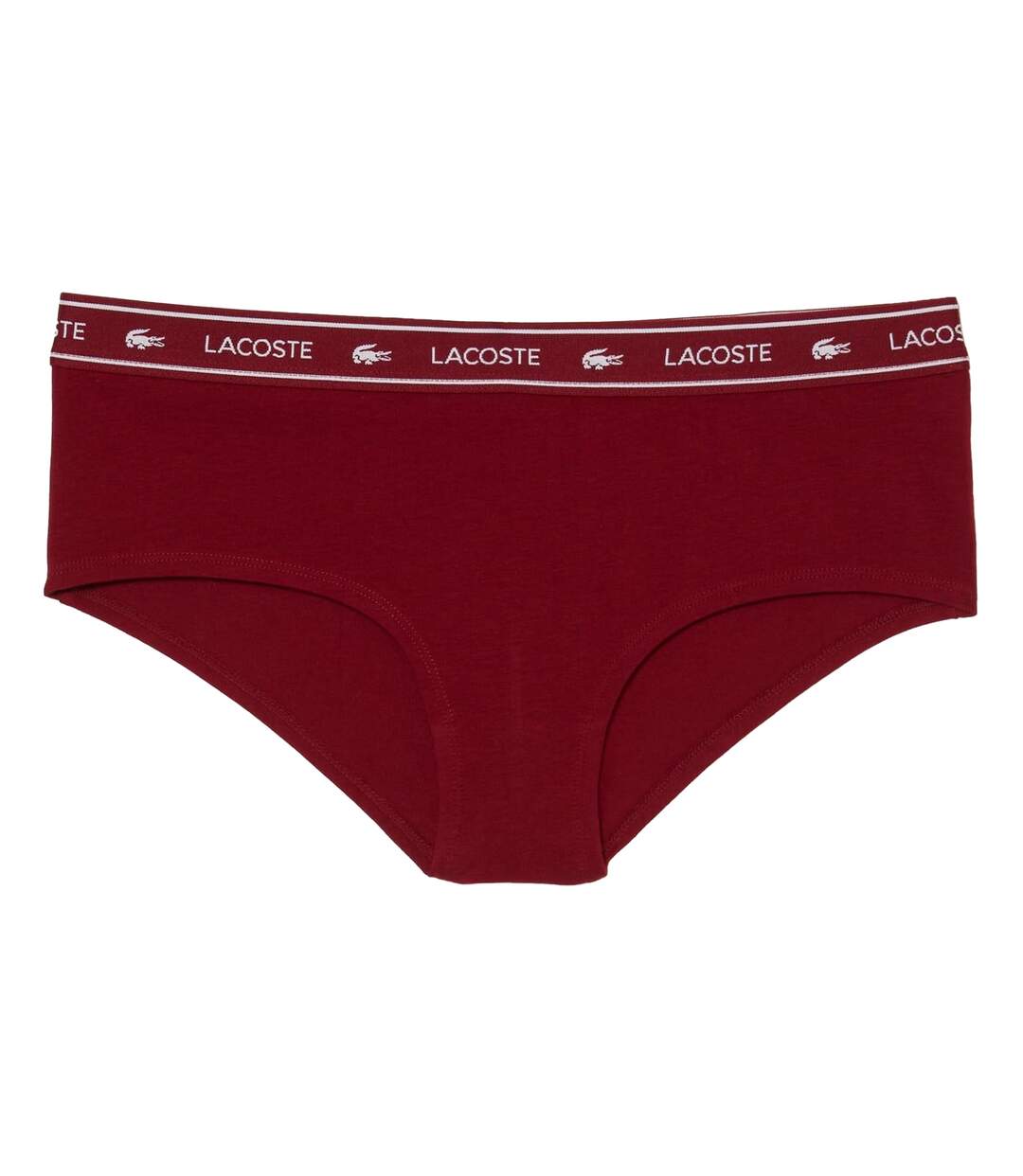 Culotte shorty femme bordeaux Lacoste-1