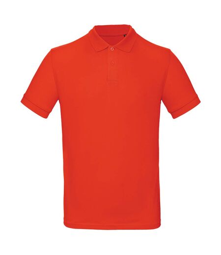 Collection mens inspire polo shirt fire red B&C